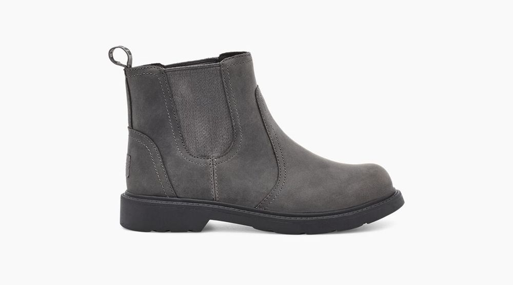 Ugg Bolden Weather - Kids Boots - Dark Grey - NZ (2875RIEGM)